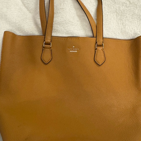 Kate Spade Caramel Leather Tote - Picture 1 of 6